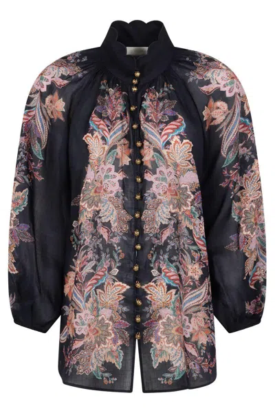 Zimmermann Rhiannon Printed Blouse