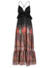 Zimmermann Rhiannon Ruffled Paisley-print Silk Midi Dress