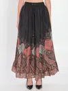 Zimmermann Rhiannon Ruffle Maxi Skirt In Multi