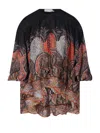 Zimmermann Rhiannon Ruffled Paisley-print Organic Silk Blouse