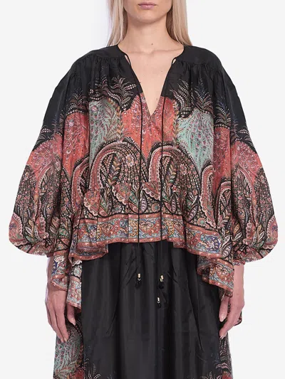 ZIMMERMANN RHIANNON RUFFLE BLOUSE