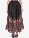 Zimmermann Rhiannon Ruffled Paisley-print Organic Silk Maxi Skirt