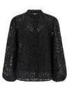 Zimmermann Rhiannon Embroidered Cotton Blouse In Black