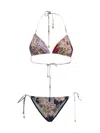 Zimmermann Rhiannon Nylon Bikini In Multi