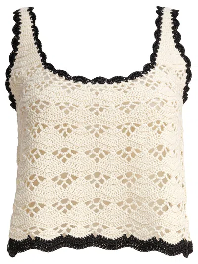 Zimmermann "rhiannon" Tank Top In Neutral