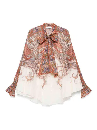Zimmermann Rhiannon Tie Neck Blouse