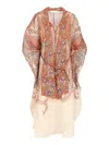 Zimmermann Womens Rhiannon Floral Woven Midi Dress Cream Paisley