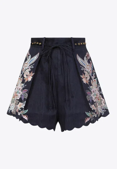 ZIMMERMANN RHIANNON TUCK SHORTS