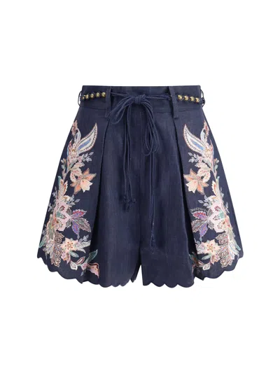 ZIMMERMANN RHIANNON TUCK SHORTS