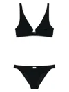 Zimmermann Rhiannon Wire Front Bikini In Black