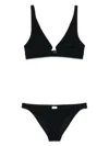 Zimmermann Rhiannon Wire Front Bikini In Black