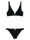 Zimmermann Black Bikini Set In Black