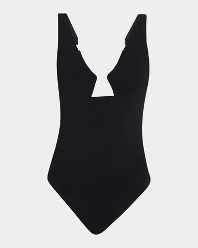 ZIMMERMANN RHIANNON WIRE FRONT ONE-PIECE SWIMSUIT