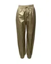 Zimmermann Rhythmic Drawstring Pants In Gold Viscose In Gold