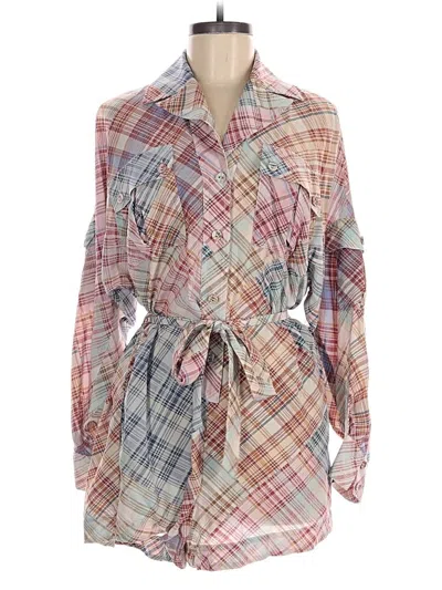 Pre-owned Zimmermann Romper In Gray