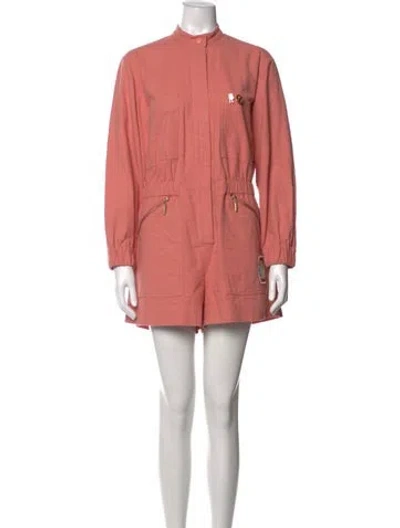 Pre-owned Zimmermann Romper In Pink