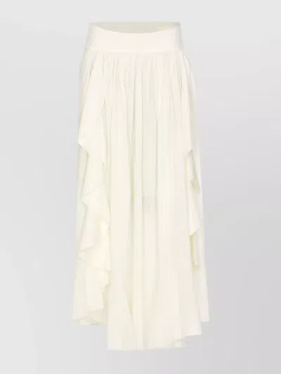 ZIMMERMANN RUFFLE ACACIA MAXI SKIRT MIDI LENGTH