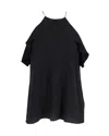 Zimmermann Ruffled Blouse In Black Silk In Black