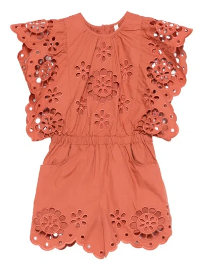 Zimmermann Kids' Ruffled Dress In Pink