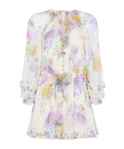Zimmermann Ruffled Jumpsuit In Multi