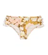 ZIMMERMANN RUFFLED POP BIKINI BOTTOMS