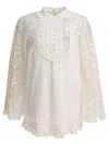 Zimmermann Ascension Lace Detail Tunic In White