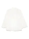 Zimmermann Ruffled Ramie Blouse