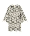 Zimmermann Minikleid Aus Guipure-spitze Aus Einer Baumwollmischung Mit Muschelsaum In White