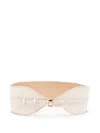Zimmermann Scalloped Buckle Belt In Pink