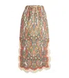 Zimmermann Scalloped Ottie Drawstring Skirt