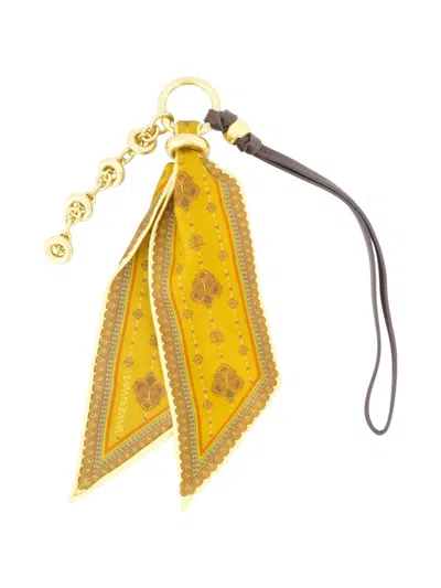 Zimmermann Scarf Bag Charm In Blue