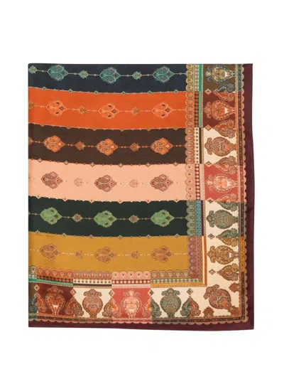 Zimmermann Printed Silk Square Maxi In Multi