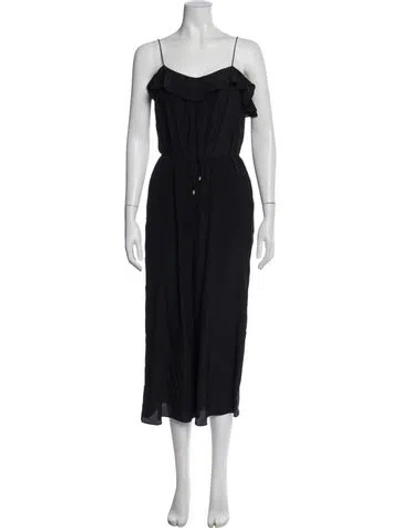 Pre-owned Zimmermann Scoop Neck Jumpsuit In Blue