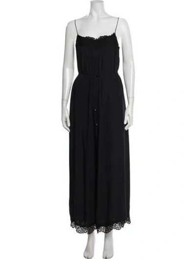 Pre-owned Zimmermann Scoop Neck Jumpsuit In Blue