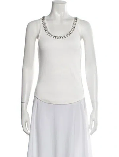 Pre-owned Zimmermann Scoop Neck Sleeveless Top W/ Tags In Neutral