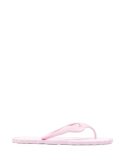 Zimmermann Pink Seafoam Slippers In Multi