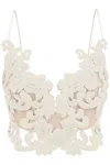 Zimmermann Sensory Velvet Lace Bodice Top