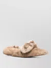 Zimmermann Shearling Slippers In Brown