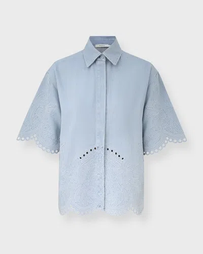Zimmermann Shirt Daylight Denim In Blue