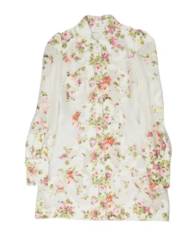 Zimmermann Shirt Dress In White