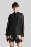 Zimmermann Embellished Collar Blouse In Black