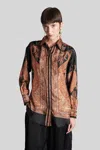 Zimmermann Longline Paisley Pattern Top In Brown