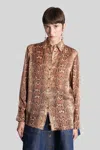 Zimmermann Shirt In Python Print Silk In Animal Print