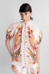 Zimmermann Ascension Billow Blouse In Multi