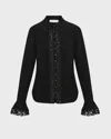 Zimmermann Skjorta Lace Trim Svart In Black
