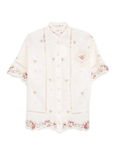 Zimmermann Shirt In Pink