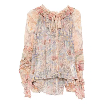 Zimmermann Shirt In Pink