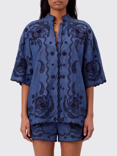 Zimmermann Shirt Woman In Blue