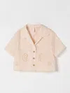 Zimmermann Cotton Embroidered Halliday Shirt In Beige