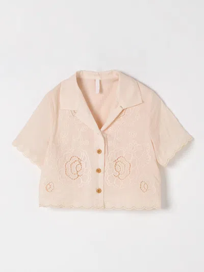 ZIMMERMANN SHIRT ZIMMERMANN KIDS COLOR BEIGE,G51388022